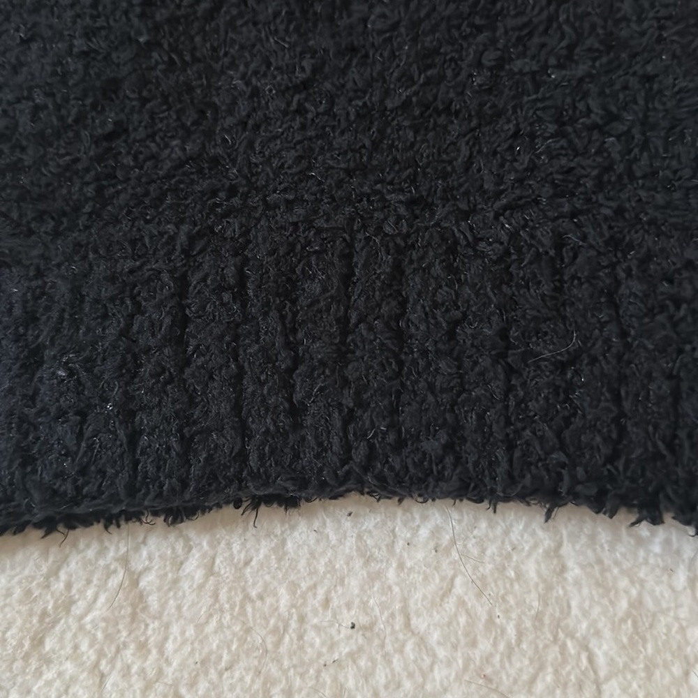NWT | Skims | Cozy Knit Bouclé Tank In Onyx (Black) Size S/M - Picture 3 of 7